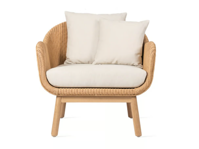 ALEX - Rattan armchair with armrests _ Vincent Sheppard